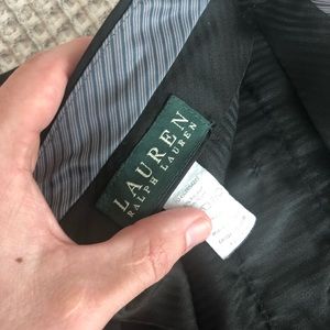 Polo Ralph Lauren Black Suit Pants
